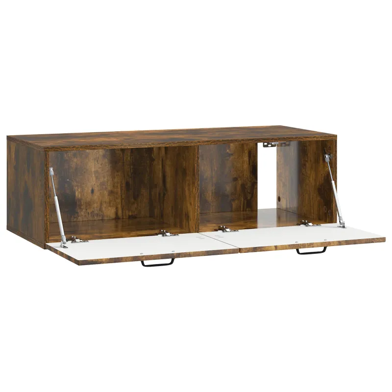 Sieninė TV spintelė Dūminio ąžuolo 98 x 41 x 30 cm