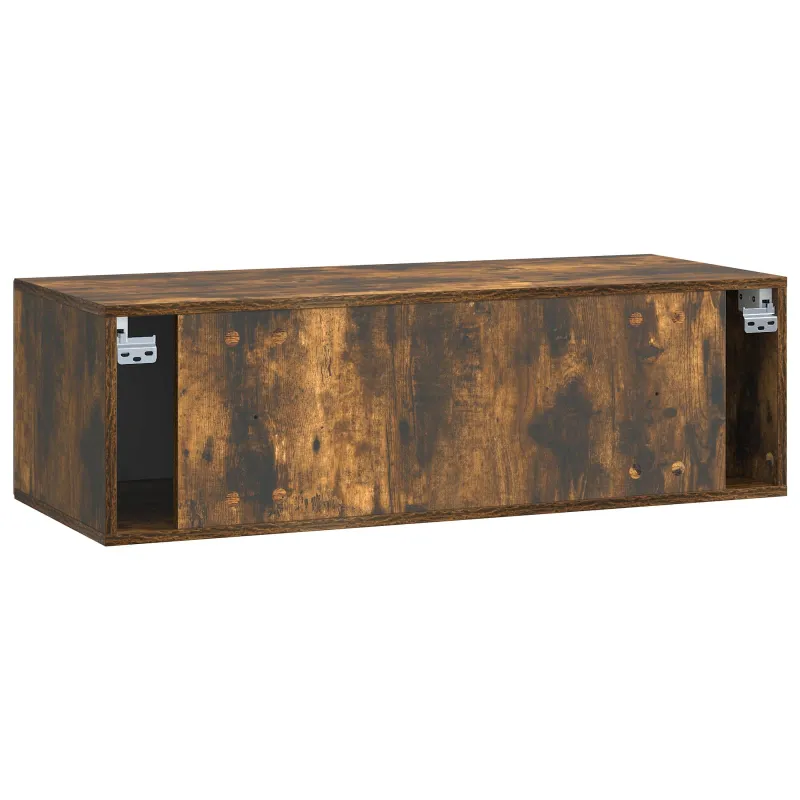 Sieninė TV spintelė Dūminio ąžuolo 98 x 41 x 30 cm