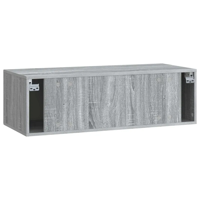 Sieninė TV spintelė Pilka sonoma ąžuolo 98 x 41 x 30 cm