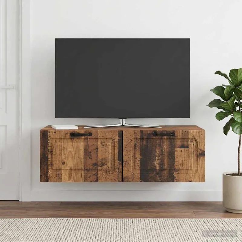 Sieninė TV spintelė Sendintos medienos 98 x 41 x 30 cm