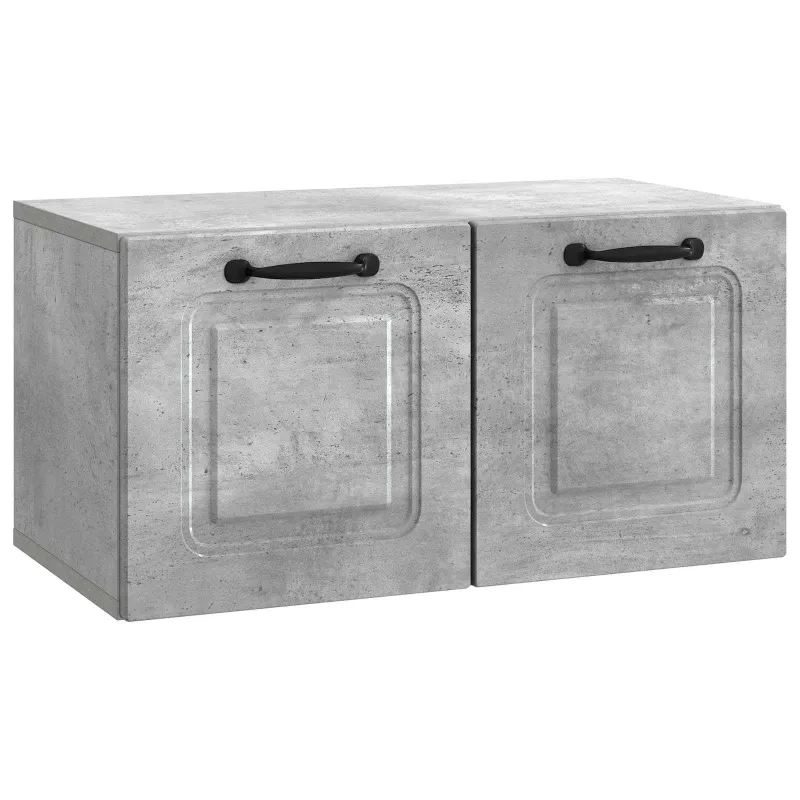 Sieninė TV spintelė Betono pilka 59,5 x 31 x 30 cm