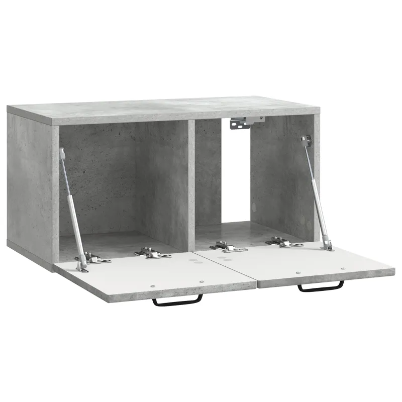 Sieninė TV spintelė Betono pilka 59,5 x 31 x 30 cm