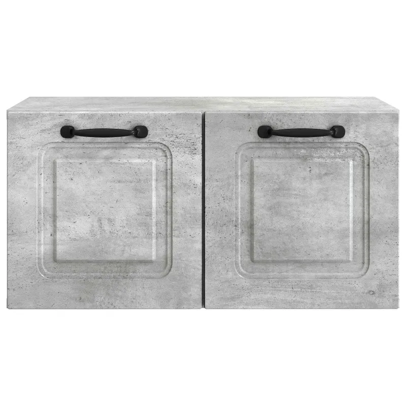 Sieninė TV spintelė Betono pilka 59,5 x 31 x 30 cm