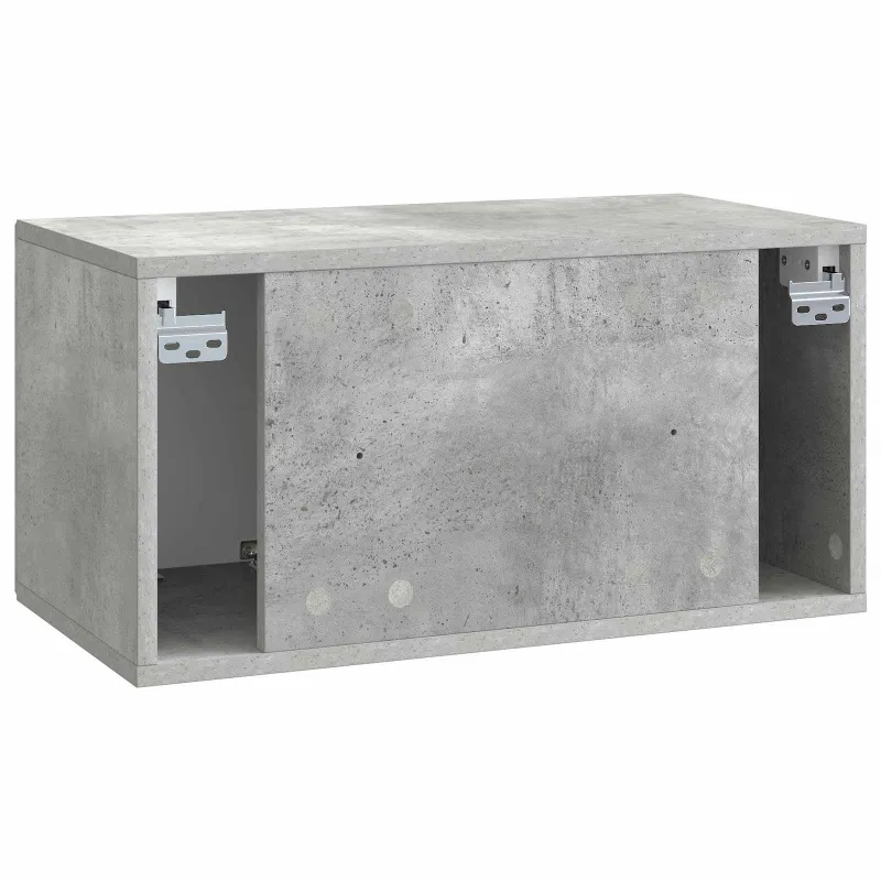 Sieninė TV spintelė Betono pilka 59,5 x 31 x 30 cm