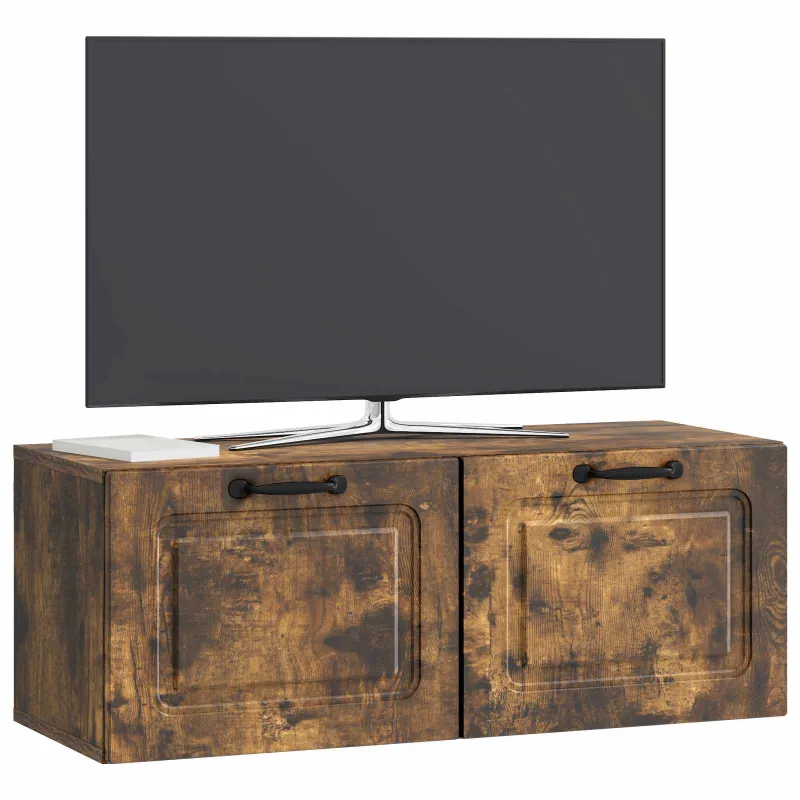 Sieninė TV spintelė Dūminio ąžuolo 78,5 x 31 x 30 cm