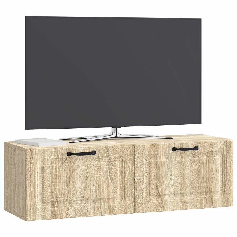 Sieninė TV spintelė Sonoma ąžuolas 98 x 31 x 30 cm