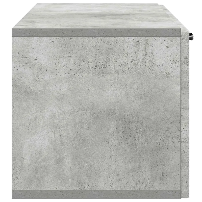 Sieninė TV spintelė Betono pilka 98 x 31 x 30 cm