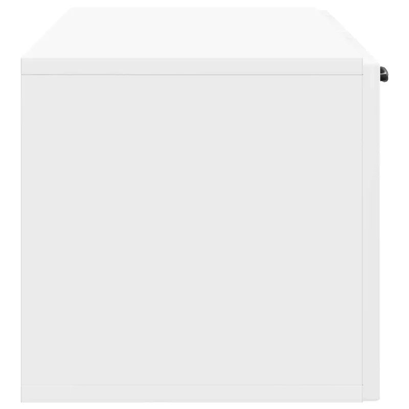 Sieninė TV spintelė Itin blizgi balta 98 x 31 x 30 cm