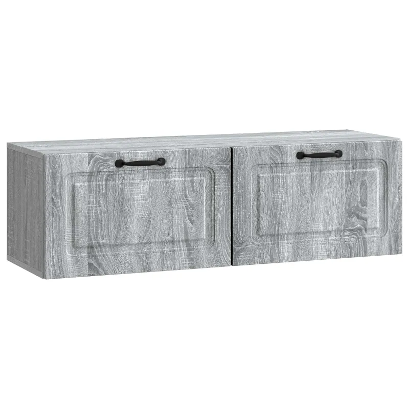 Sieninė TV spintelė Pilka sonoma ąžuolo 98 x 31 x 30 cm