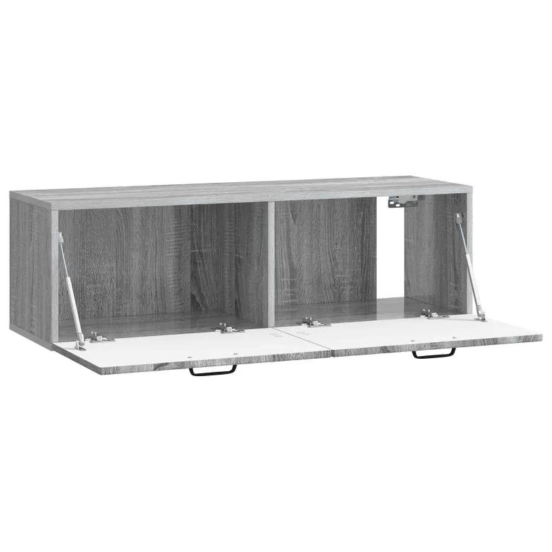 Sieninė TV spintelė Pilka sonoma ąžuolo 98 x 31 x 30 cm