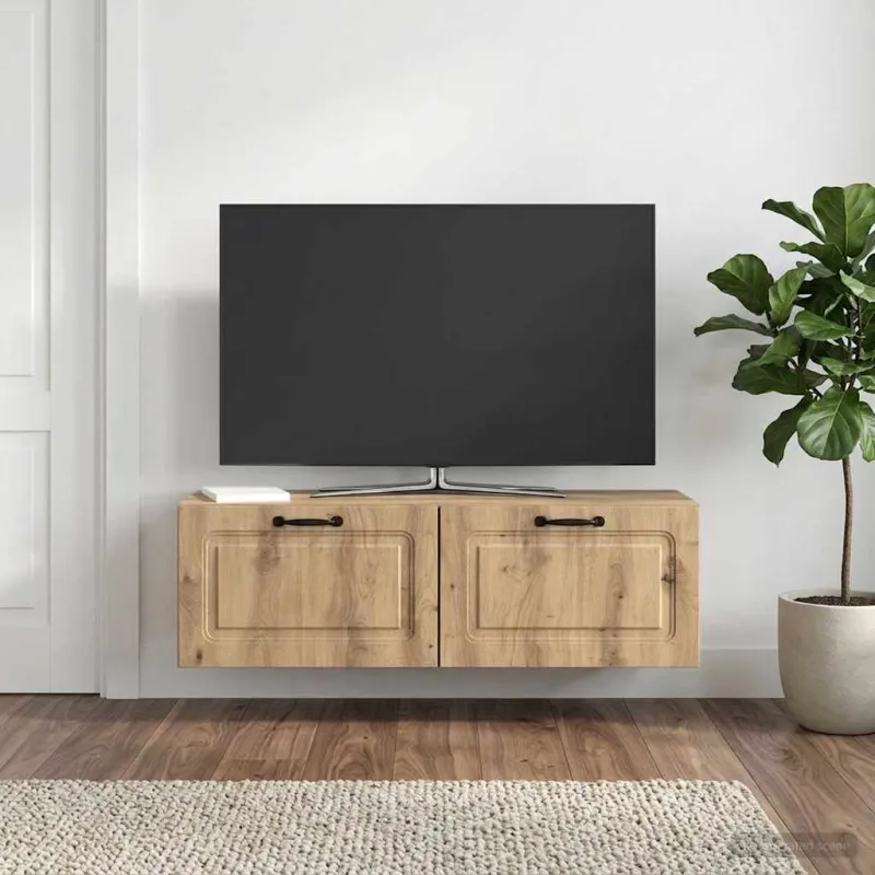 Sieninė TV spintelė Artisano ąžuolo 98 x 31 x 30 cm