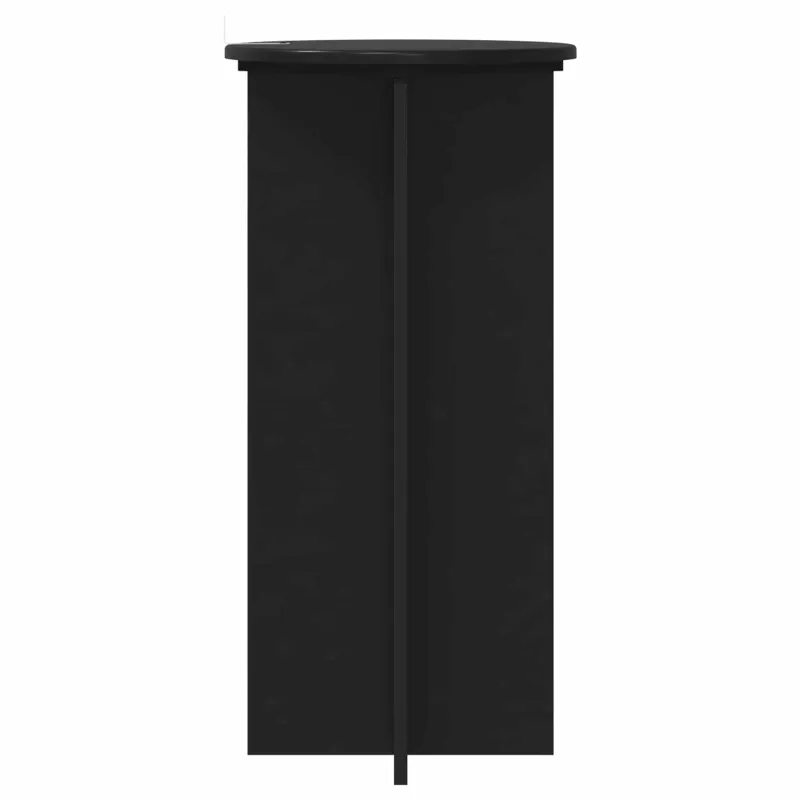 Augalų stovas 2 pcs Juoda 40 x 40 x 80 cm Apdirbta mediena