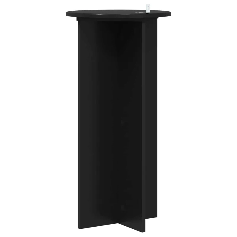 Augalų stovas 2 pcs Juoda 40 x 40 x 80 cm Apdirbta mediena