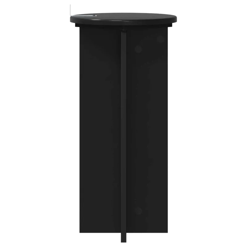 Augalų stovas 2 pcs Juoda 29,5 x 29,5 x 60 cm Apdirbta mediena