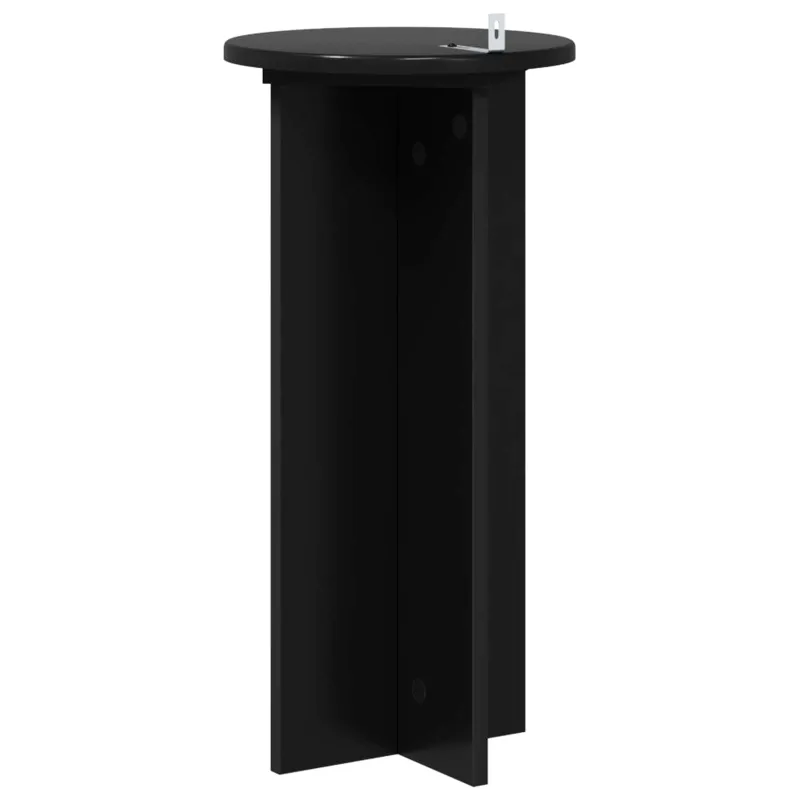 Augalų stovas 2 pcs Juoda 29,5 x 29,5 x 60 cm Apdirbta mediena
