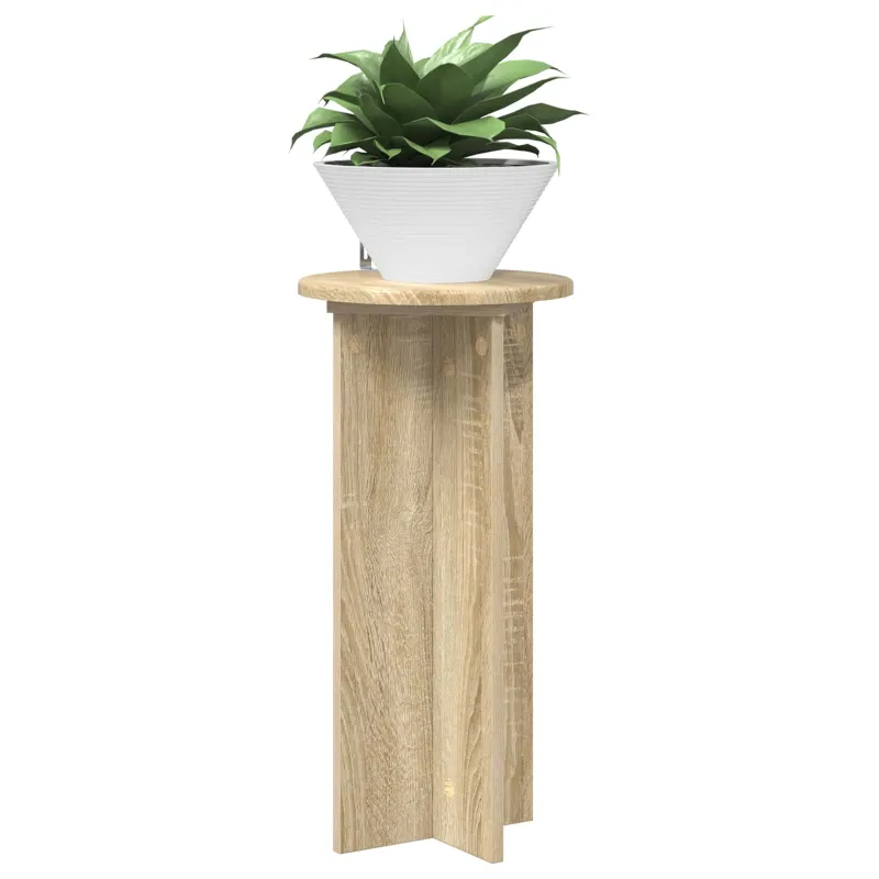 Augalų stovas 2 pcs Sonoma ąžuolas 29,5 x 29,5 x 60 cm