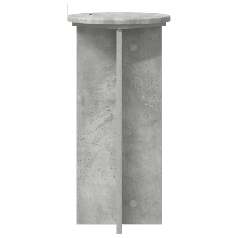 Augalų stovas 2 pcs Betono pilka 29,5 x 29,5 x 60 cm