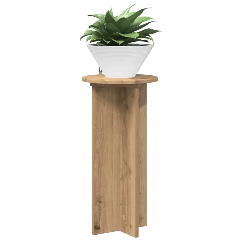 Augalų stovas 2 pcs Artisano ąžuolo 29,5 x 29,5 x 60 cm