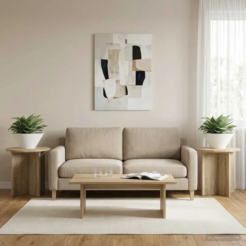 Augalų stovas 2 pcs Sonoma ąžuolas 40 x 40 x 40 cm