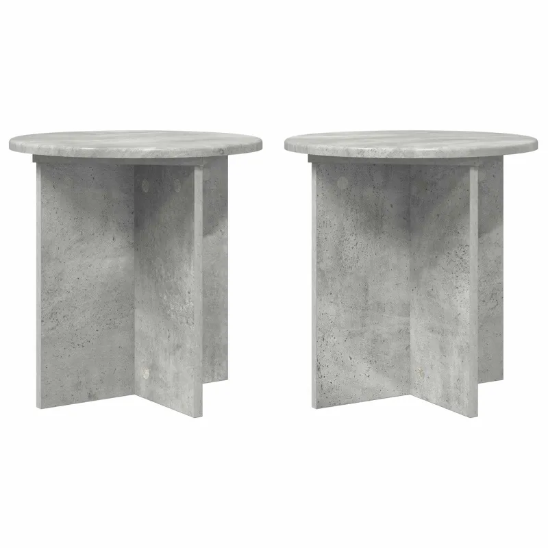 Augalų stovas 2 pcs Betono pilka 40 x 40 x 40 cm