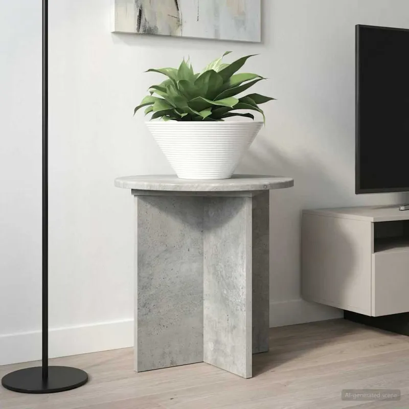 Augalų stovas 2 pcs Betono pilka 40 x 40 x 40 cm