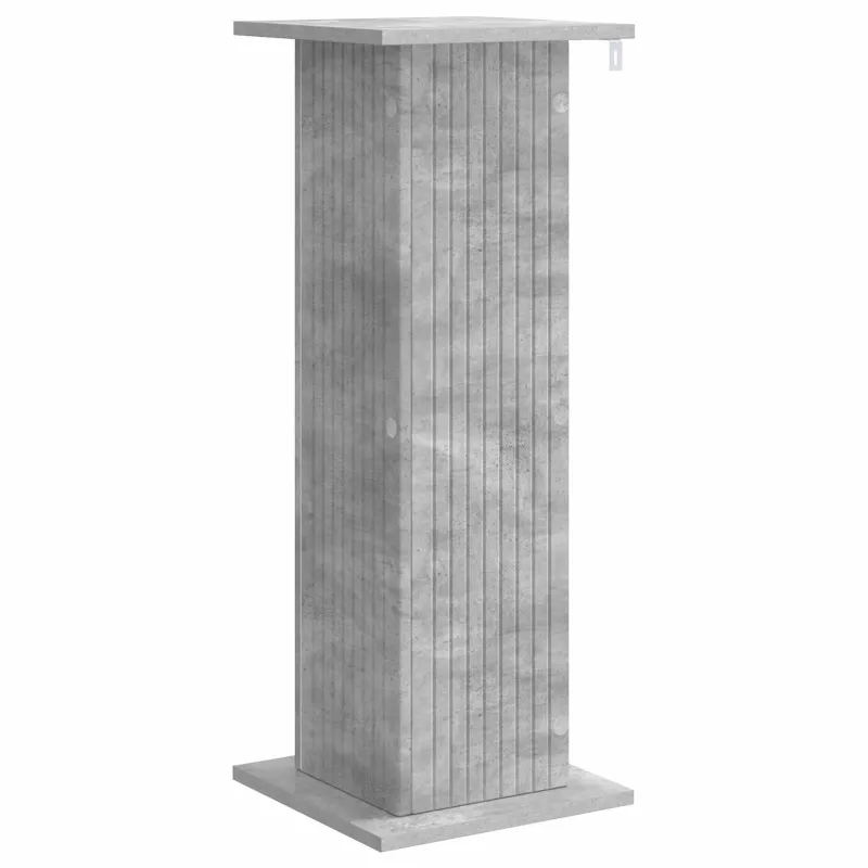 Augalų stovas Betono pilka 30,5 x 30 x 80,5 cm Apdirbta mediena