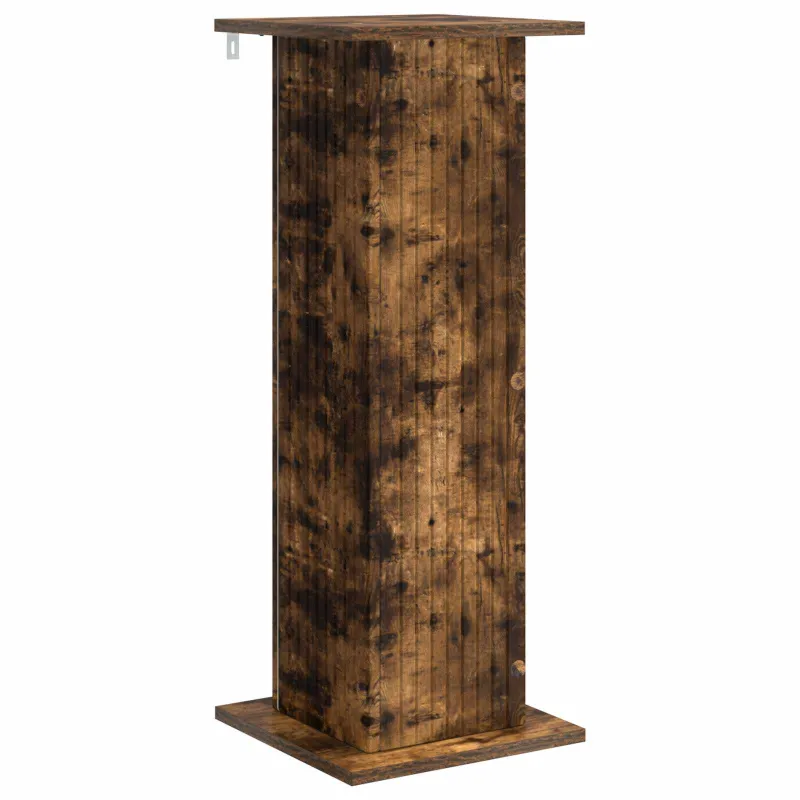Augalų stovas 2 pcs Dūminio ąžuolo 30,5 x 30 x 80,5 cm