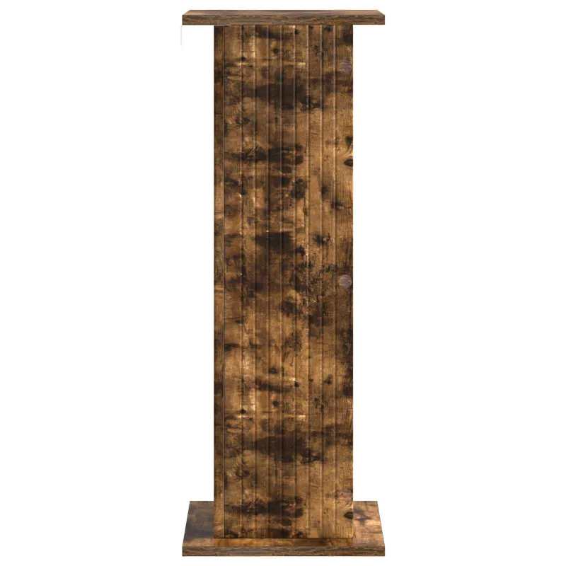 Augalų stovas 2 pcs Dūminio ąžuolo 30,5 x 30 x 80,5 cm