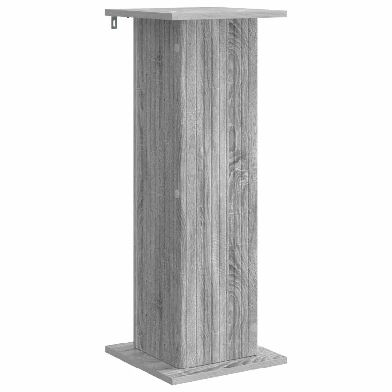 Augalų stovas 2 pcs Pilka sonoma ąžuolo 30,5 x 30 x 80,5 cm