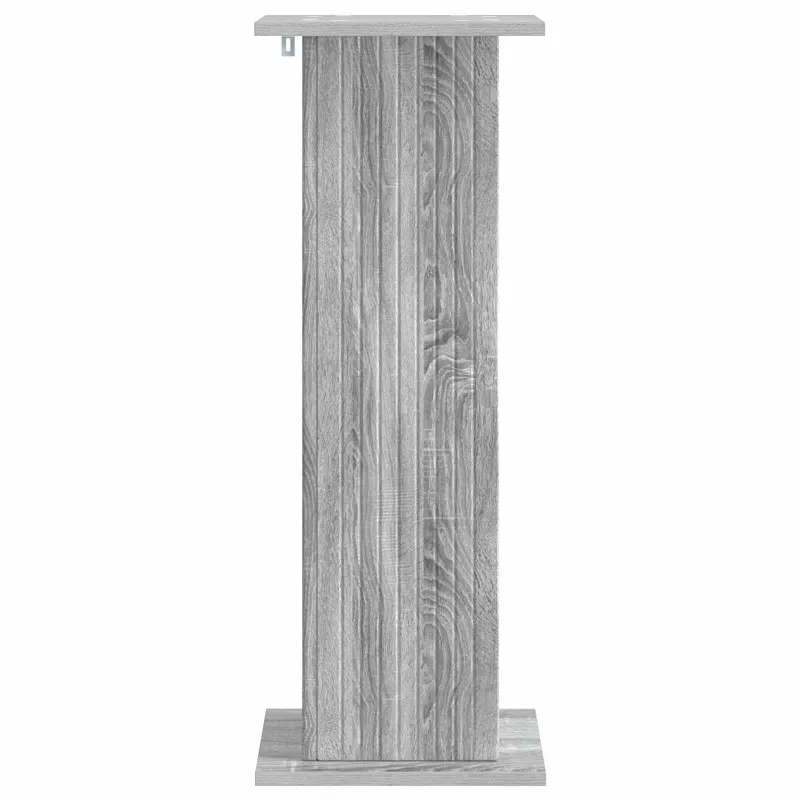 Augalų stovas 2 pcs Pilka sonoma ąžuolo 30,5 x 30 x 80,5 cm