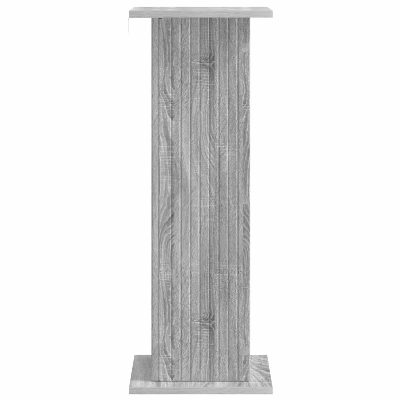 Augalų stovas 2 pcs Pilka sonoma ąžuolo 30,5 x 30 x 80,5 cm