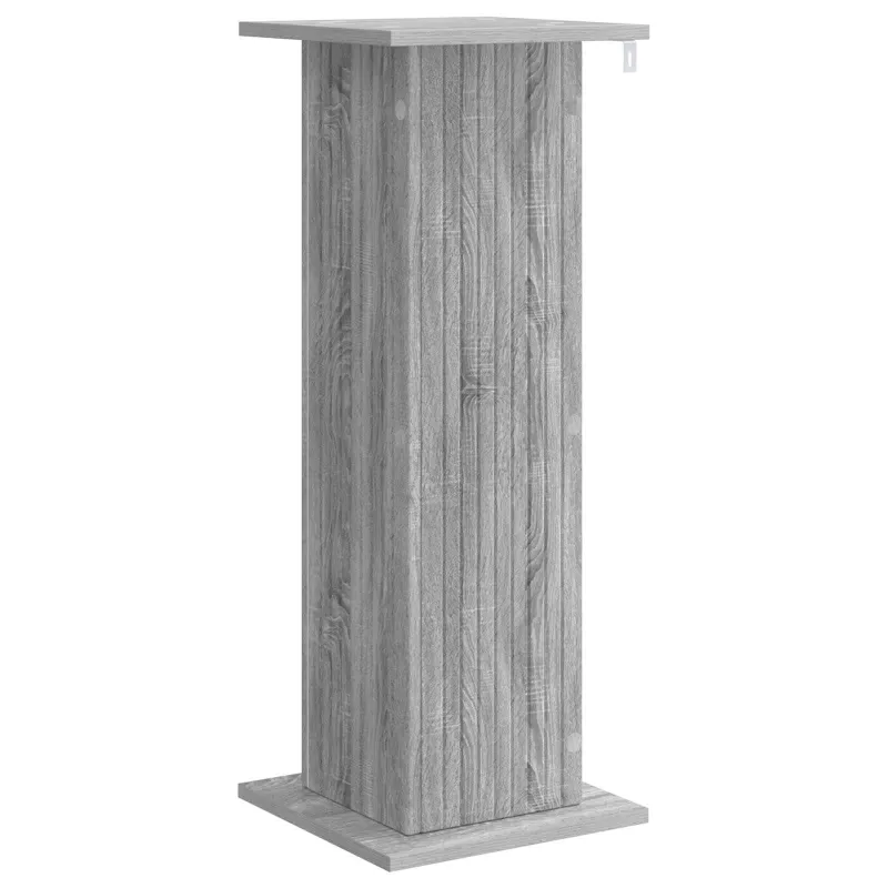 Augalų stovas 2 pcs Pilka sonoma ąžuolo 30,5 x 30 x 80,5 cm
