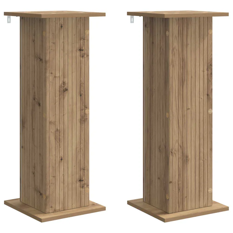 Augalų stovas 2 pcs Artisano ąžuolo 30,5 x 30 x 80,5 cm