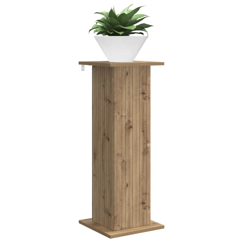 Augalų stovas 2 pcs Artisano ąžuolo 30,5 x 30 x 80,5 cm