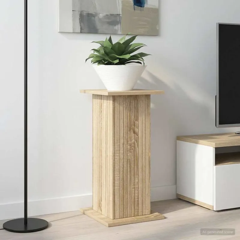 Augalų stovas 2 pcs Sonoma ąžuolas 30,5 x 30 x 60,5 cm