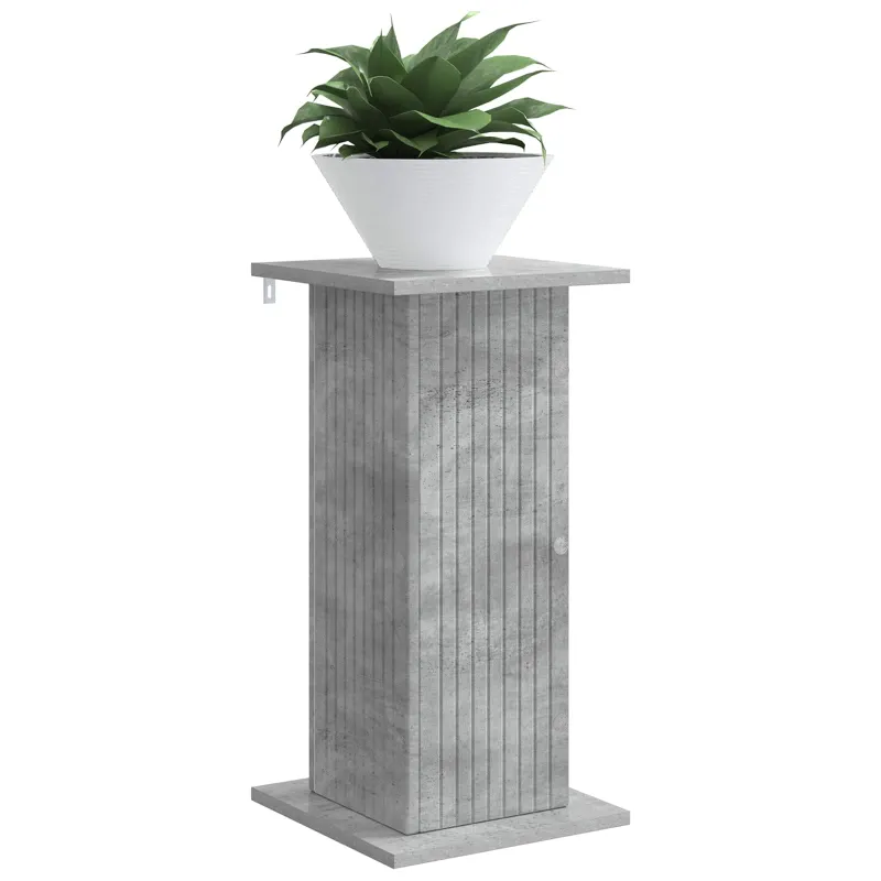 Augalų stovas 2 pcs Betono pilka 30,5 x 30 x 60,5 cm