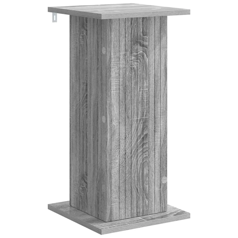 Augalų stovas 2 pcs Pilka sonoma ąžuolo 30,5 x 30 x 60,5 cm