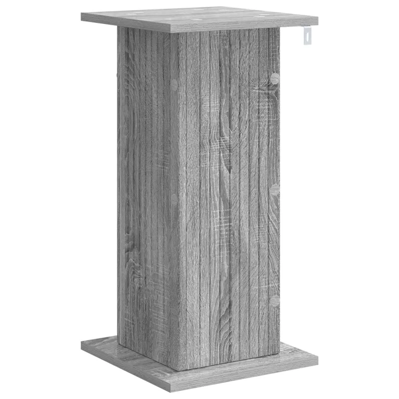 Augalų stovas 2 pcs Pilka sonoma ąžuolo 30,5 x 30 x 60,5 cm