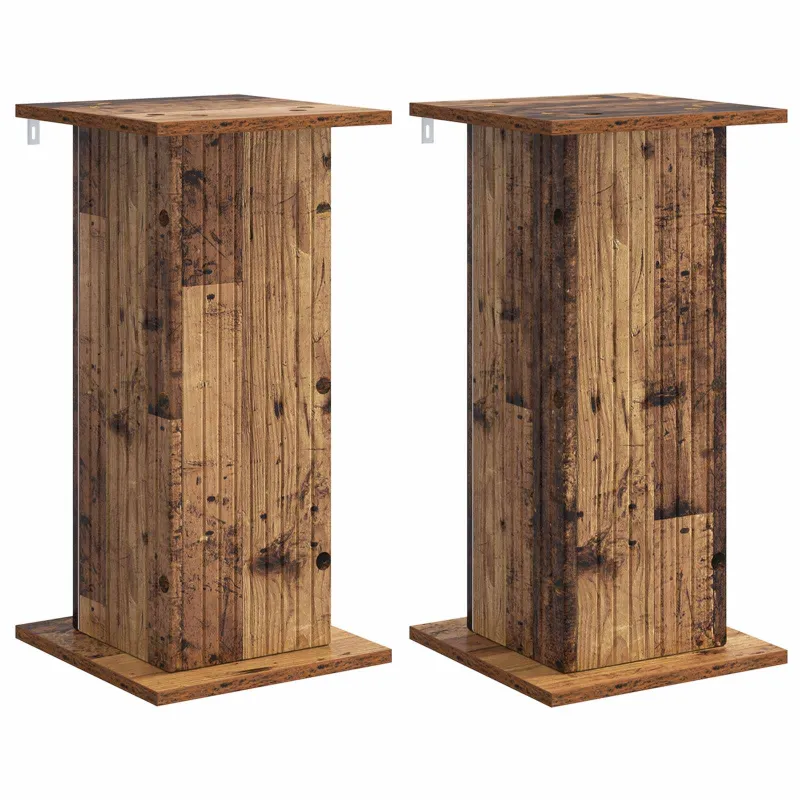 Augalų stovas 2 pcs Sendintos medienos 30,5 x 30 x 60,5 cm