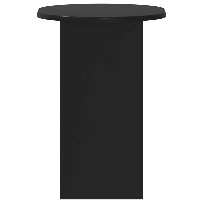 Šoninis stalas Juoda 50 x 39,5 x 55 cm Apdirbta mediena