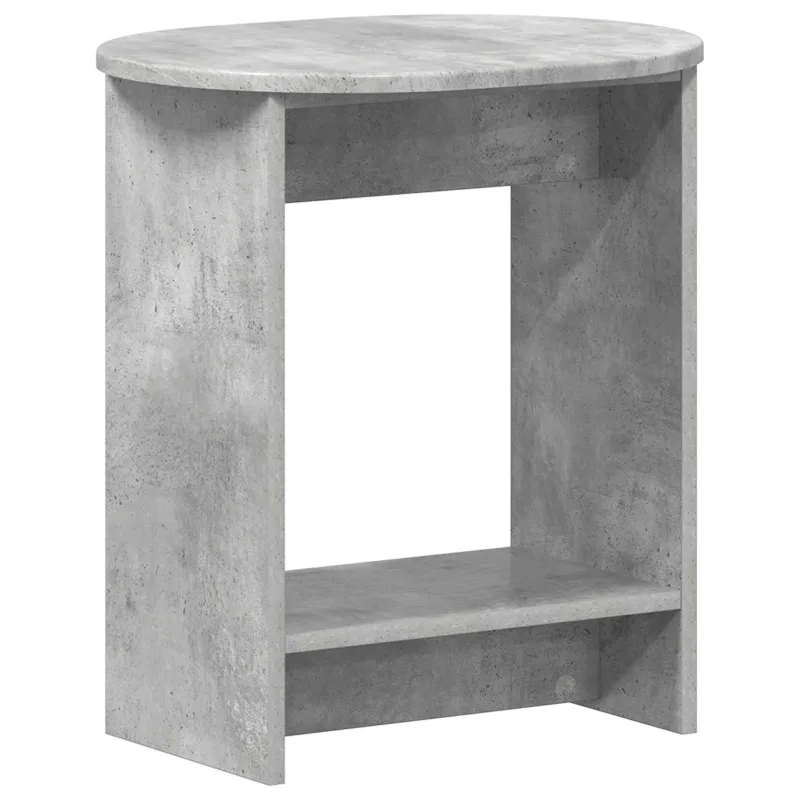 Šoninis stalas Betono pilka 50 x 39,5 x 55 cm Apdirbta mediena