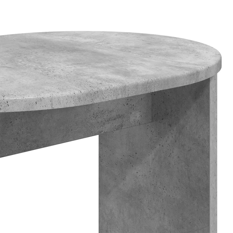 Šoninis stalas Betono pilka 50 x 39,5 x 55 cm Apdirbta mediena