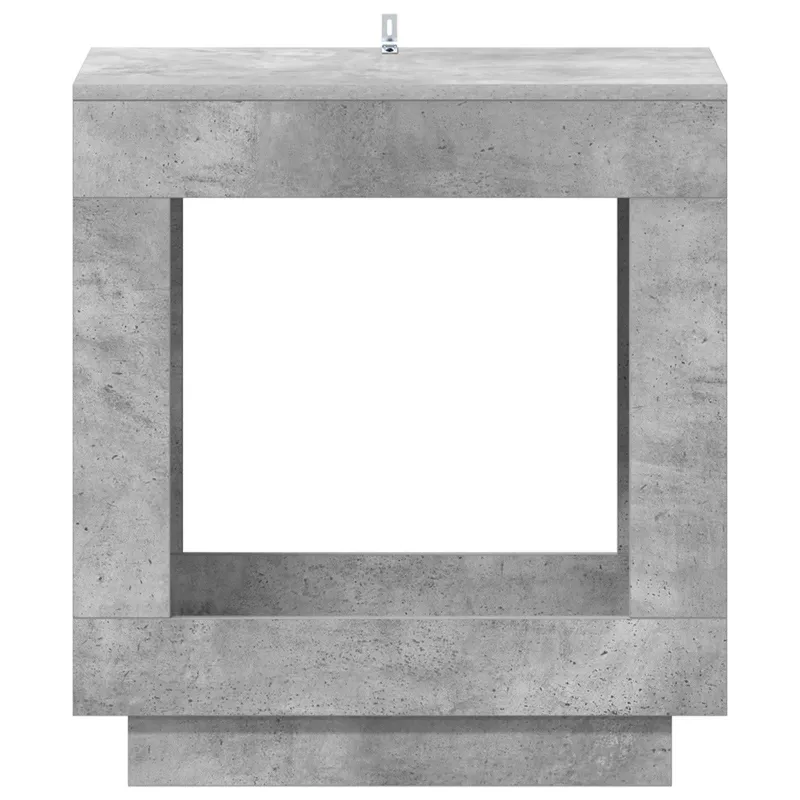 Šoninis stalas Betono pilka 60 x 40 x 65 cm Apdirbta mediena