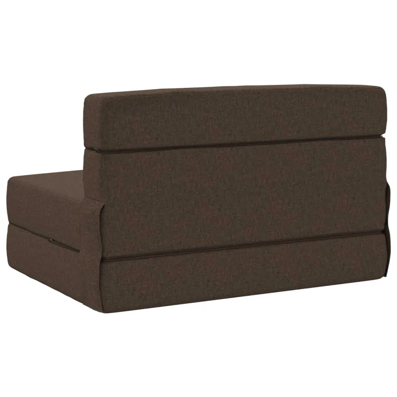 Sulankstomas Sofos Lova Taupe 70 x 80 x 60 cm Audinys