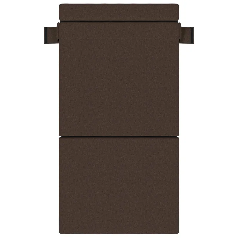Sulankstomas Sofos Lova Taupe 100 x 80 x 60 cm Audinys
