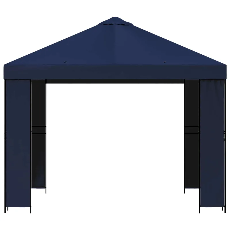 Pavėsinė 3 x 3 m Mėlyna Poliesteris ir plienas 190 gsm