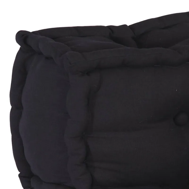 Dvivietė modulinė sofa, antracito spalvos, 140x70x36, audinys