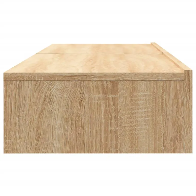 TV spintelės su LED lemputėmis, 2vnt., ąžuolo, 60x35x15,5cm