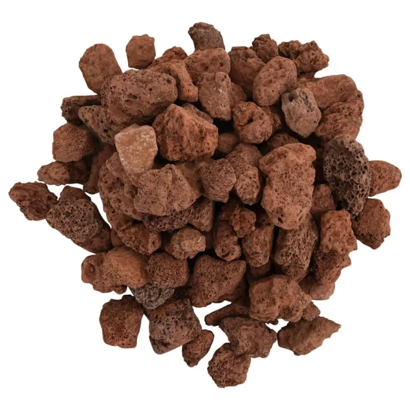 Vulkaninės uolienos, raudonos spalvos, 25kg, 1–2cm