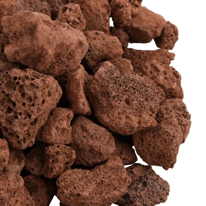 Vulkaninės uolienos, raudonos spalvos, 25kg, 1–2cm